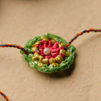 Handmade Upcycled Weave Rakhi by Khamir 02