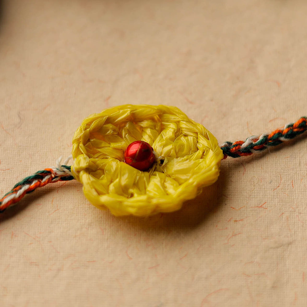 Handmade Upcycled Weave Rakhi by Khamir 77