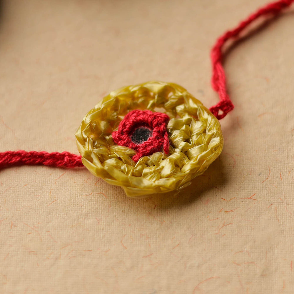 Handmade Upcycled Weave Rakhi by Khamir 85