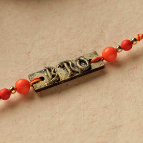  Bro - Handmade Beadwork Wooden Rakhi 18 