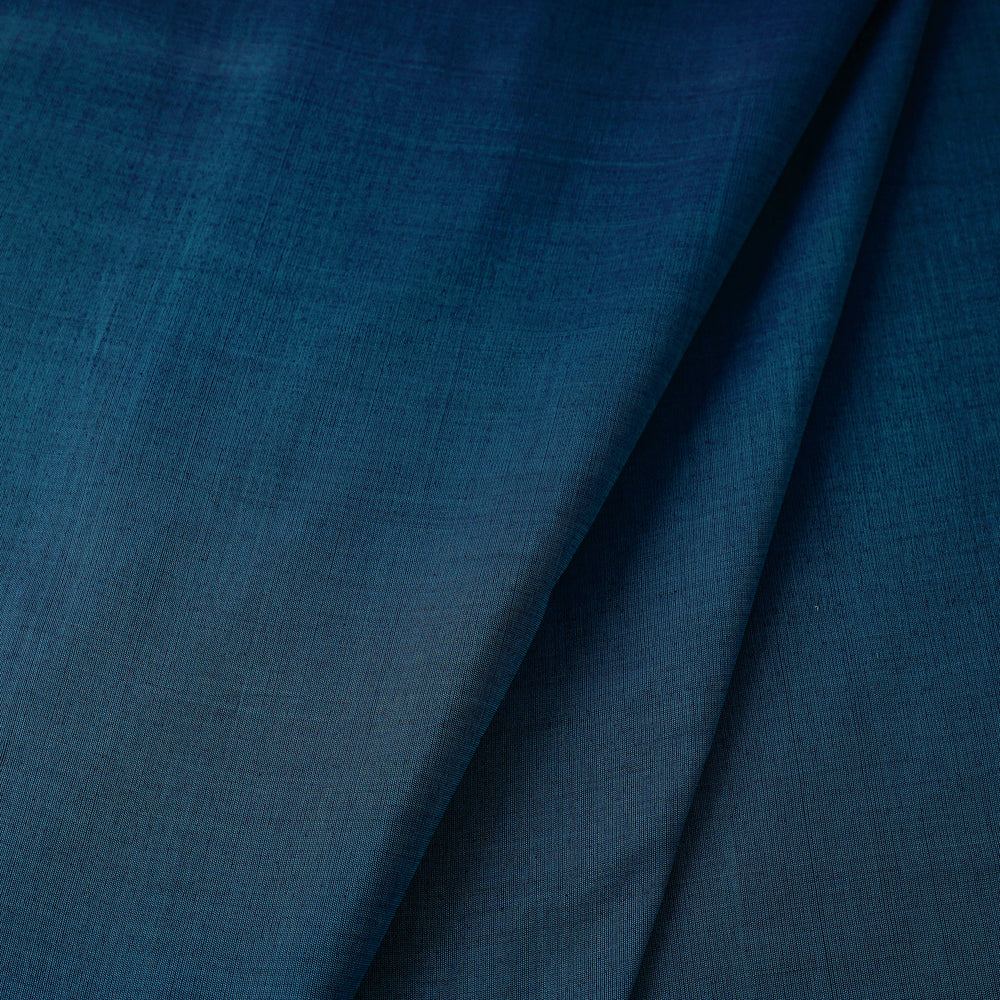 Blue - Maheshwari Cotton Handloom Fabric