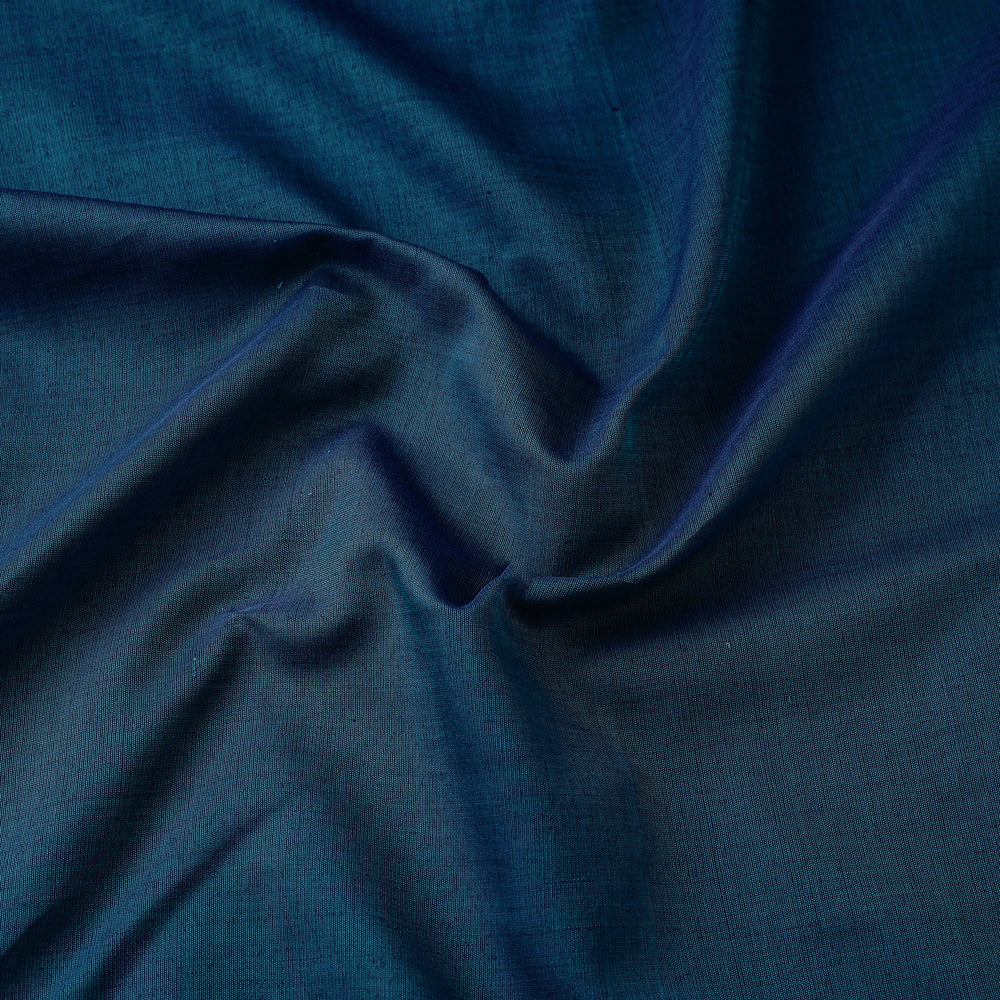 Blue - Maheshwari Cotton Handloom Fabric