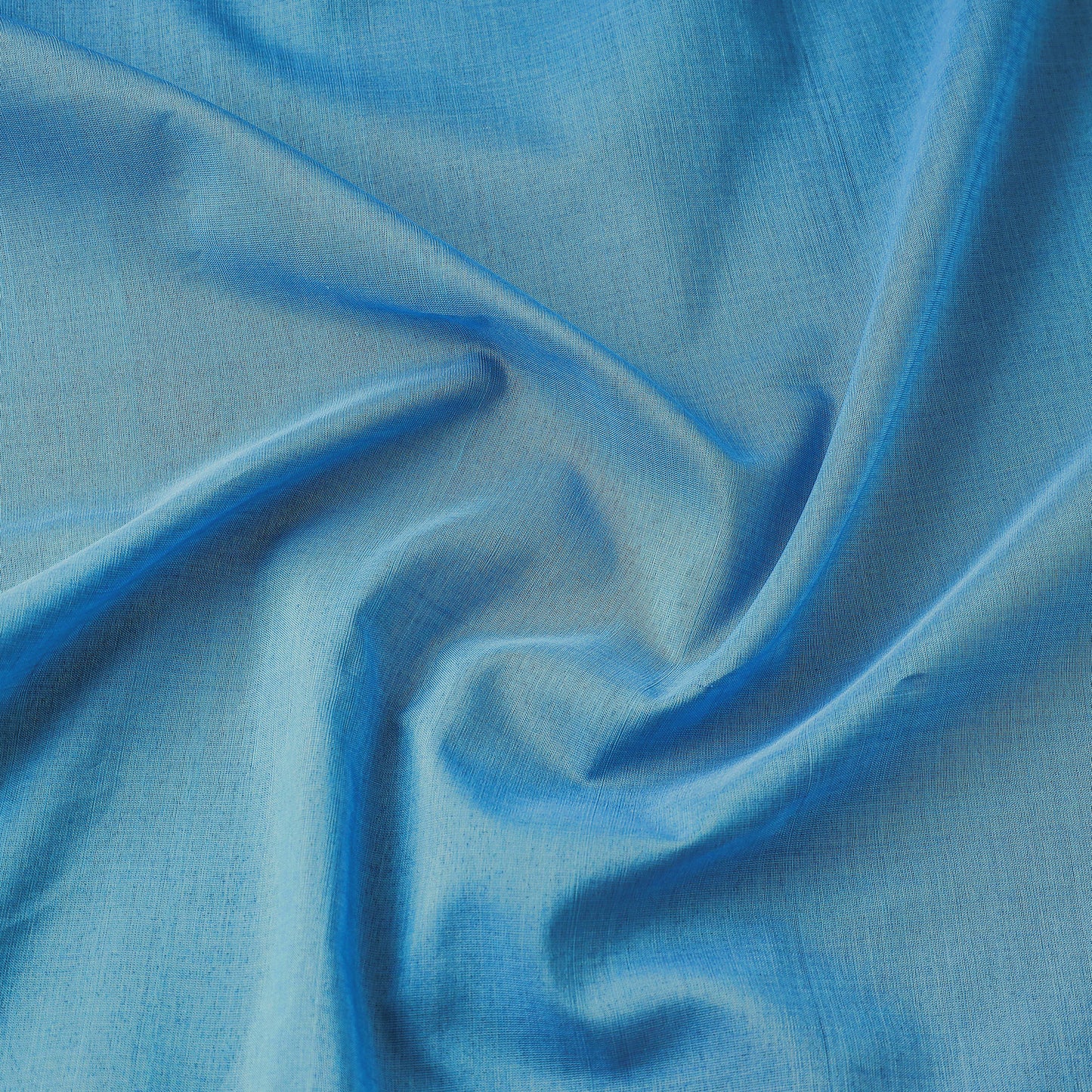 Blue - Maheshwari Cotton Handloom Fabric