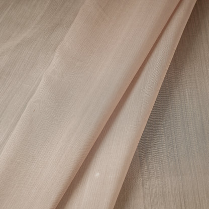 Beige - Maheshwari Silk Cotton Handloom Fabric