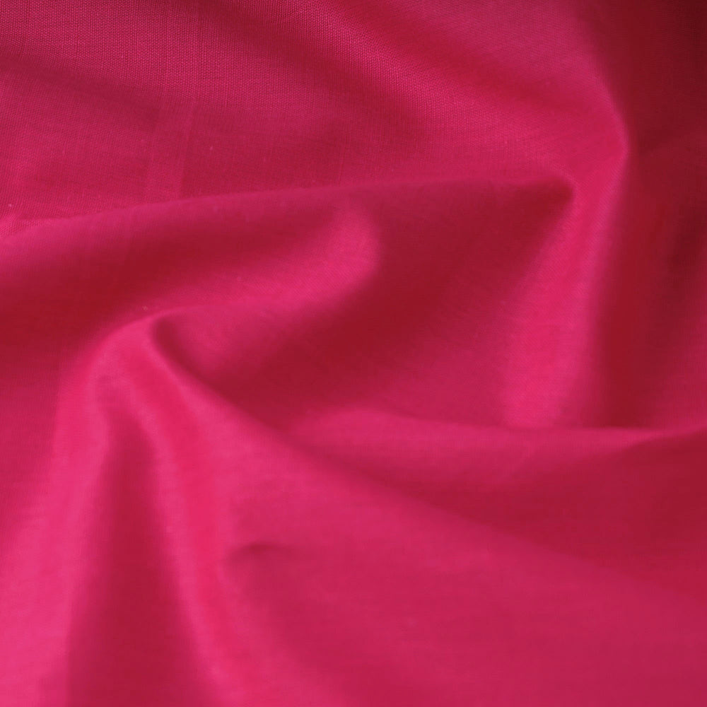 Dark Pink - South Cotton Prewashed Plain Dyed Fabric 07