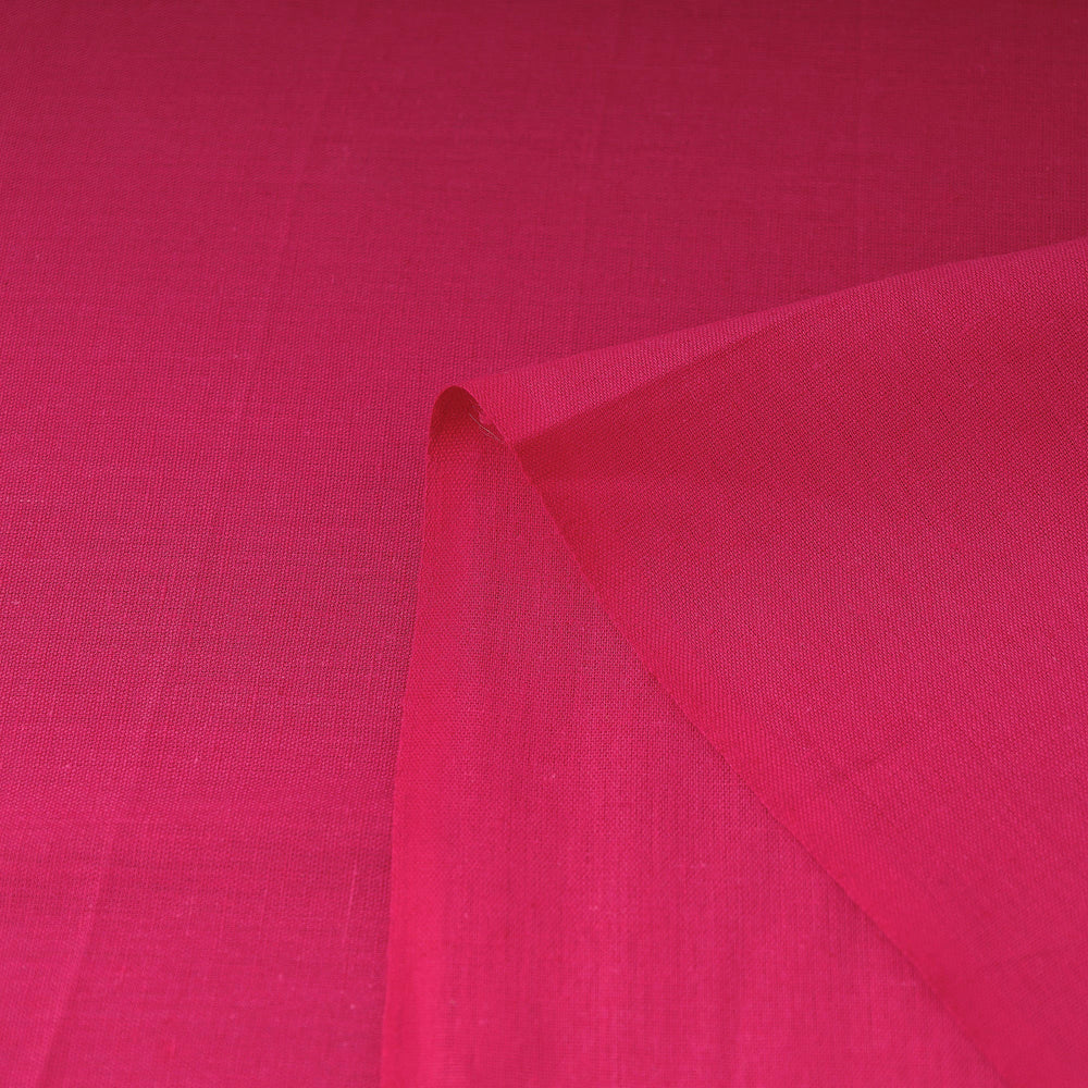 Dark Pink - South Cotton Prewashed Plain Dyed Fabric 07