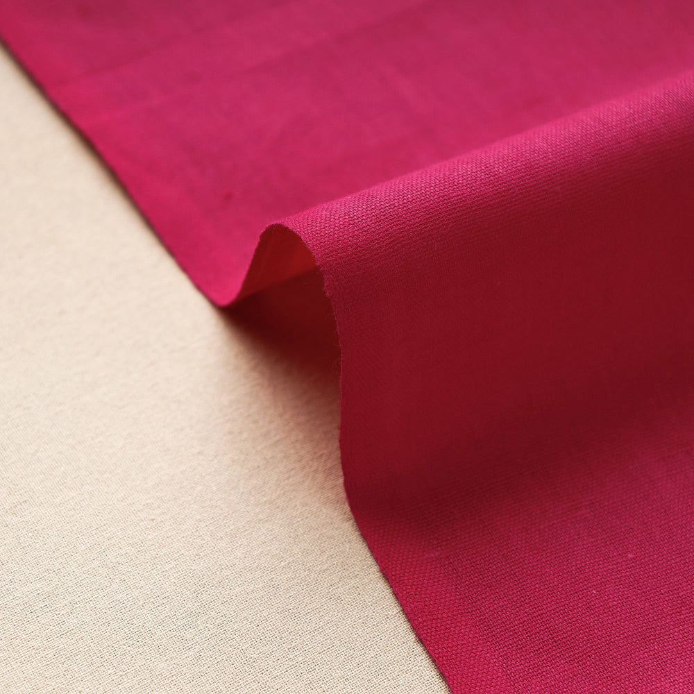 Dark Pink - South Cotton Prewashed Plain Dyed Fabric 07