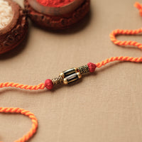 Tribal Dokra Craft Brass & Threadwork Rakhi 22