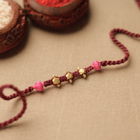 Tribal Dokra Craft Brass & Threadwork Rakhi 25