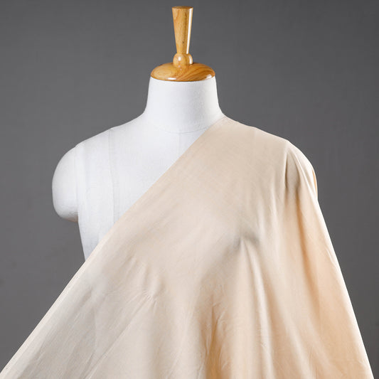 Beige - Maheshwari Cotton Handloom Fabric