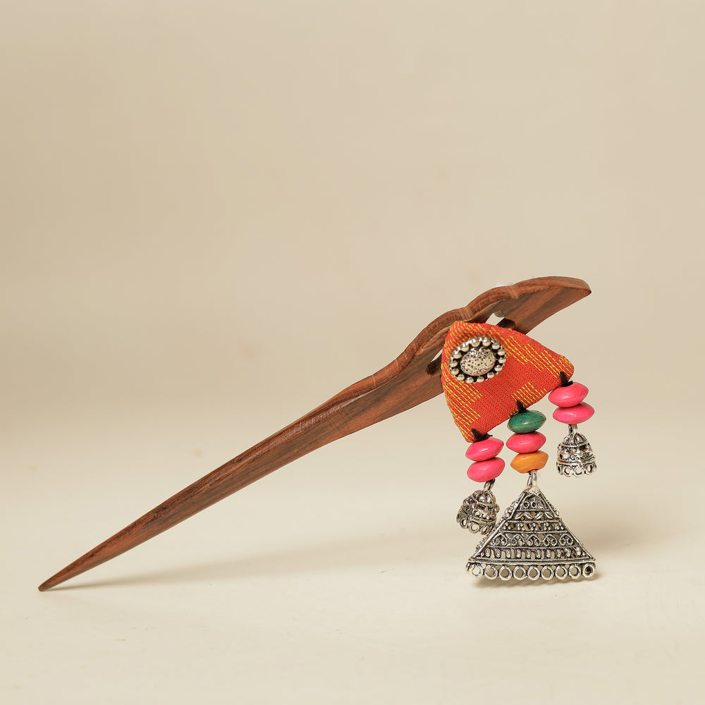 Tanvi GS Beadwork Wooden Handmade Juda Stick