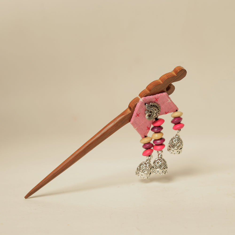 Nidhi GS Beadwork Wooden Handmade Juda Stick