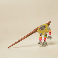 Mishti GS Beadwork Wooden Handmade Juda Stick