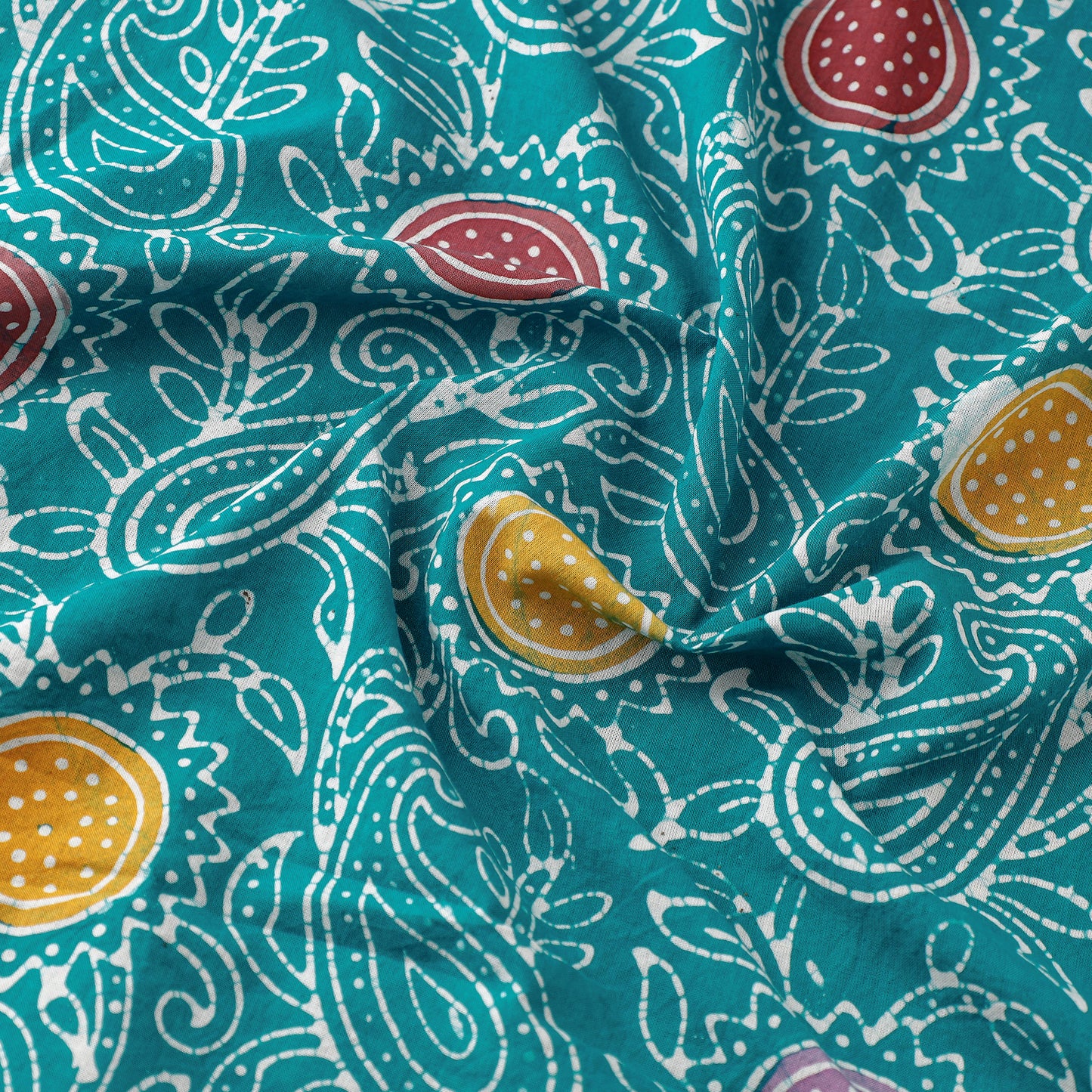 Buy Indonesian Style Batik Printed Cotton Fabric at iTokri.com