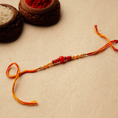 Handmade Stone Beadwork Rakhi 04