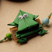 Frog - Handmade Origami Paper Art Rakhi (Assorted Colours) 33