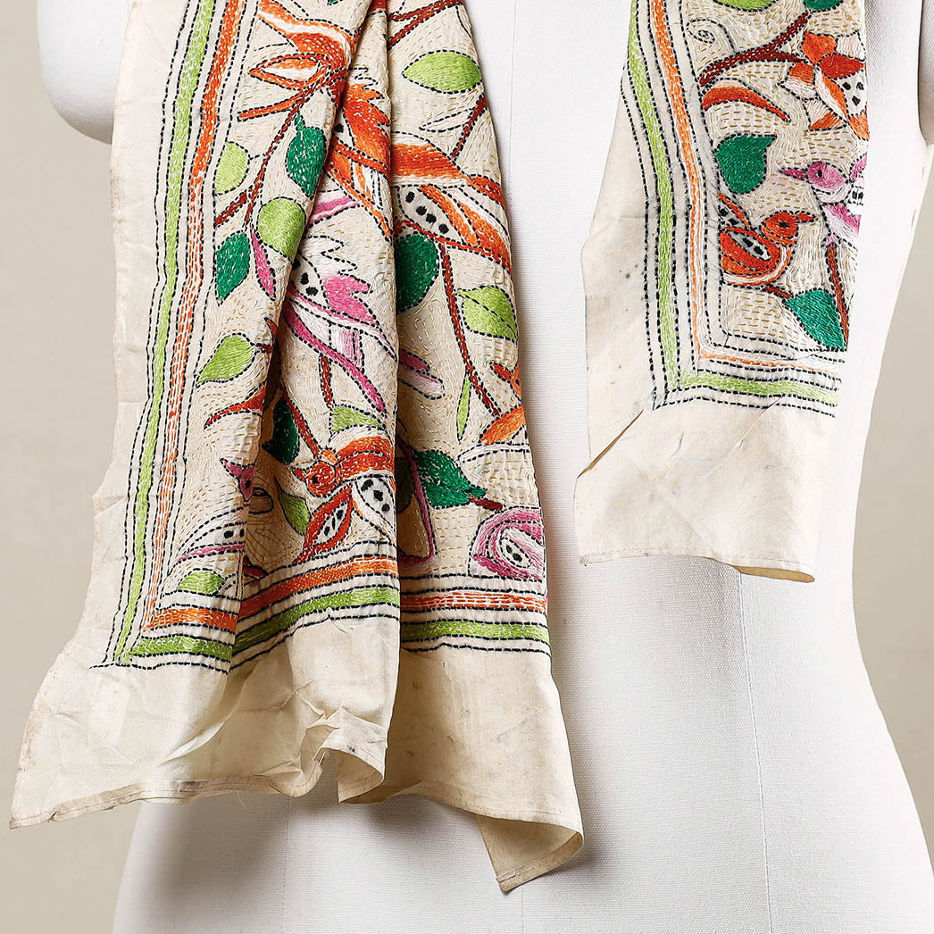 Kantha Silk Stole