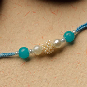  Handmade Beadwork Rakhi & Lumba Set 13 