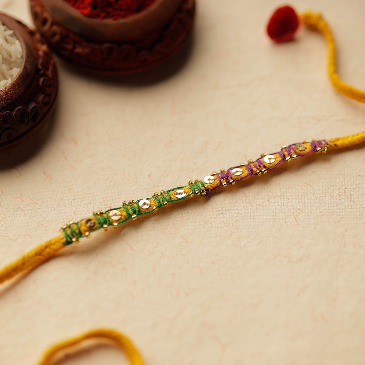 Hand Embroidery Rakhi 