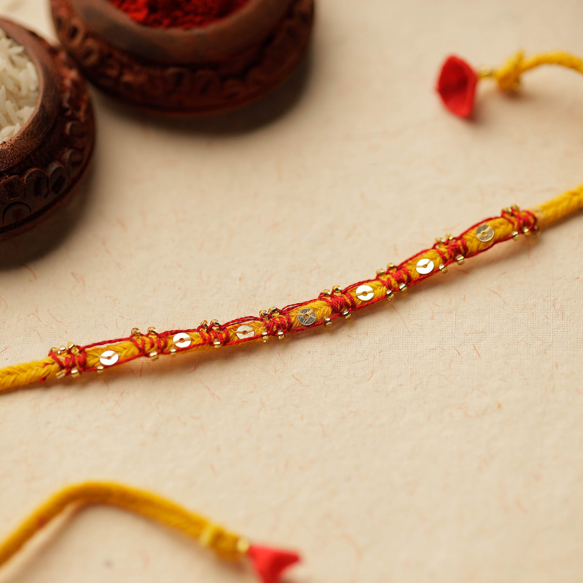 Hand Embroidery Rakhi 