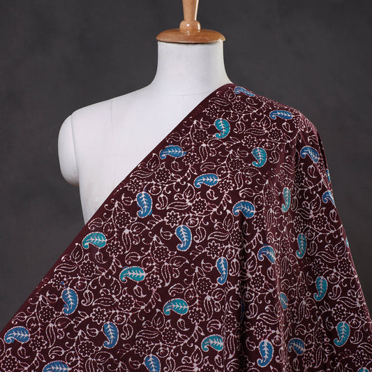 Brown - Indonesian Style Batik Printed Cotton Fabric