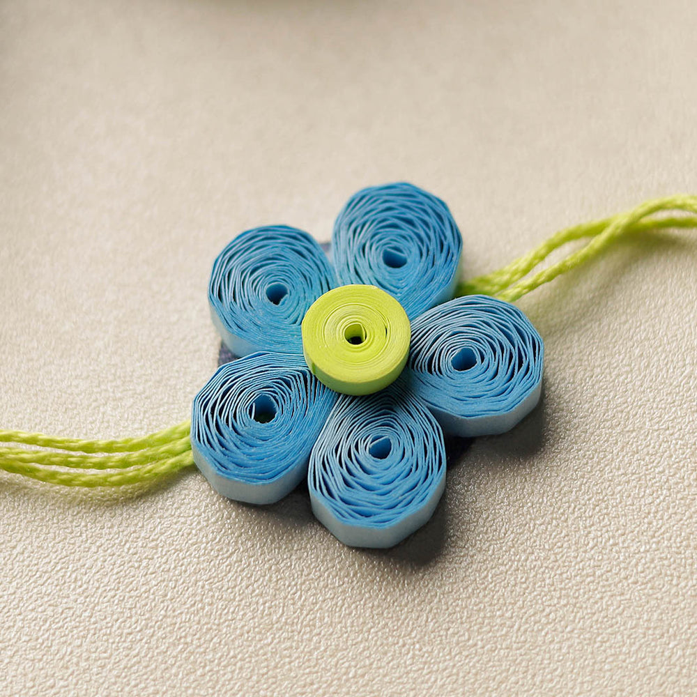 Flower - Handmade Paper Quilling Rakhi 37