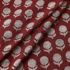  Bagh Hand Block Printed Chanderi Silk Handloom Fabric 