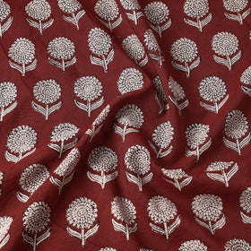  Bagh Hand Block Printed Chanderi Silk Handloom Fabric 