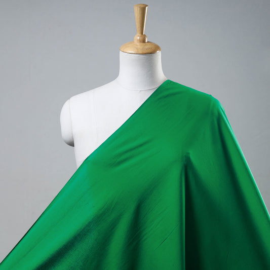 Green - Prewashed Plain Dyed Cotton Fabric