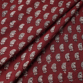 Buy Bagh Hand Block Printed Chanderi Silk Handloom Fabric Online at iTokri.com