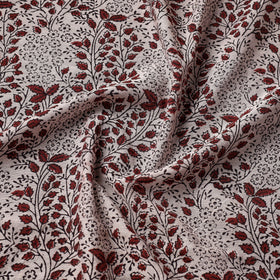 Buy Bagh Hand Block Printed Chanderi Silk Handloom Fabric Online at iTokri.com