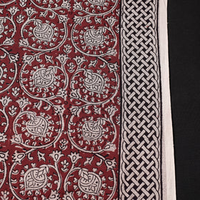  Bagh Hand Block Printed Chanderi Silk Handloom Fabric 