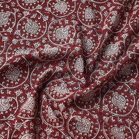 Bagh Hand Block Printed Chanderi Silk Handloom Fabric 