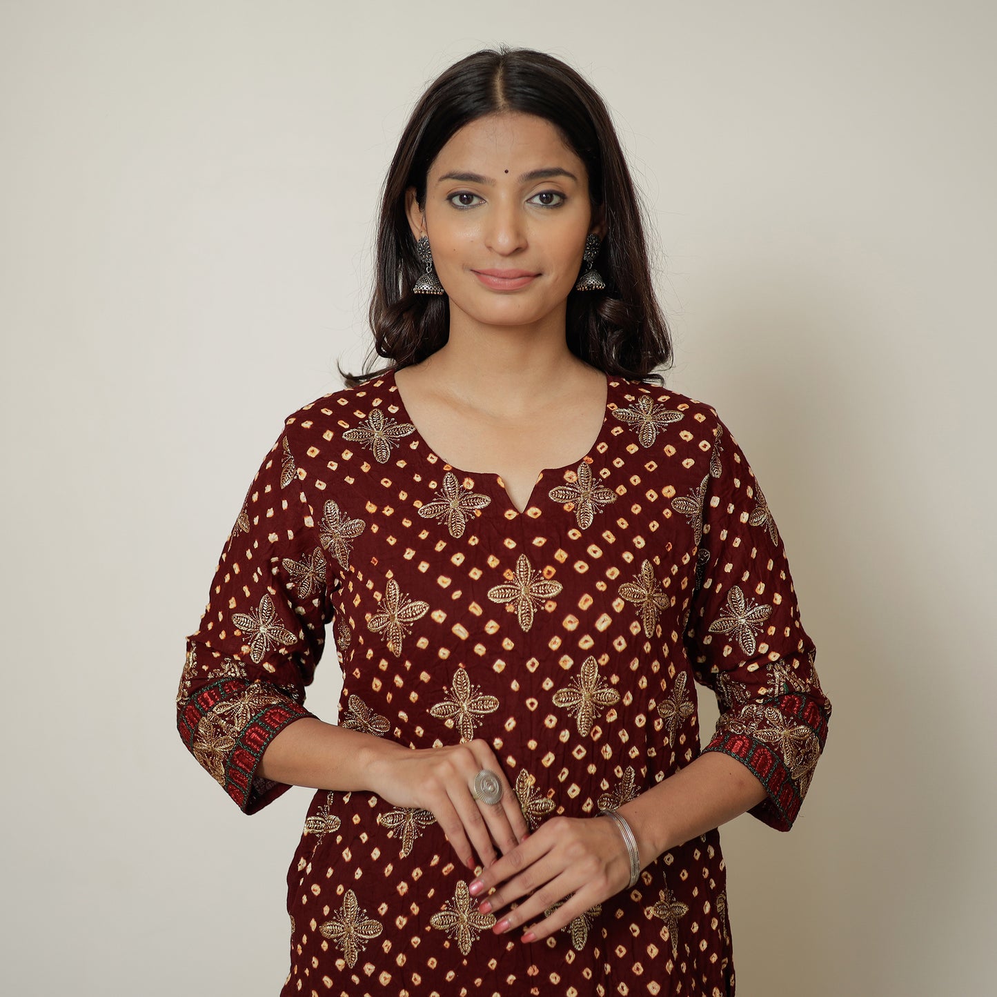 Bandhani Kurta Set 