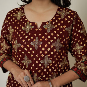 Bandhani Kurta Set 