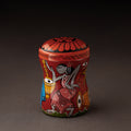  Bengal Patua Handpainted Stainless Steel Multi Utility Canister 
