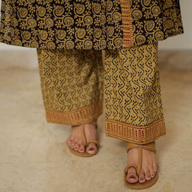  Bagh Block Printed Cotton Kurta with Palazzo & Dupatta Set 03 