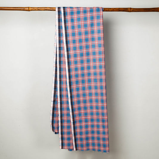 Blue - Calicut Kuriappilly Pure Handloom Cotton Lungi