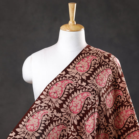 Brown - Hand Batik Printed Cotton Fabric