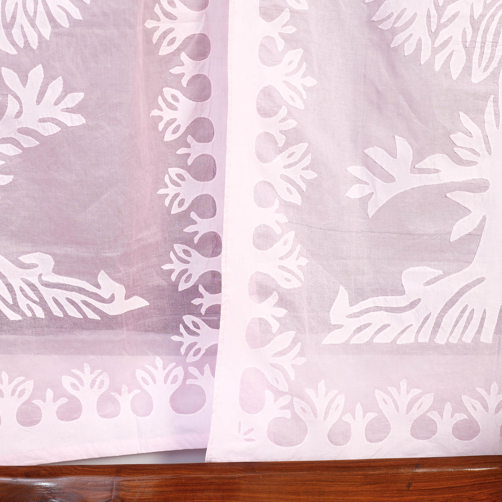 Applique Cutwork Window Curtain