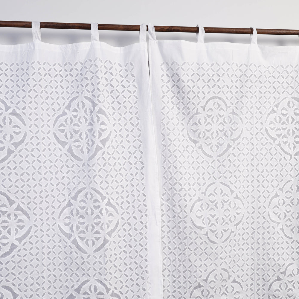 Applique Cutwork Window Curtain