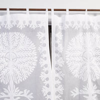 Applique Cutwork Window Curtain