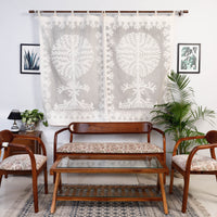 Applique Cutwork Window Curtain