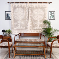 Applique Cutwork Window Curtain