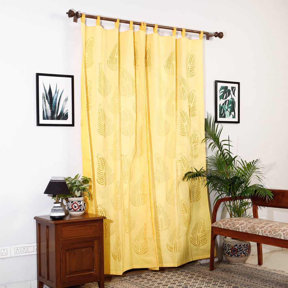 Applique Cutwork Door Curtain