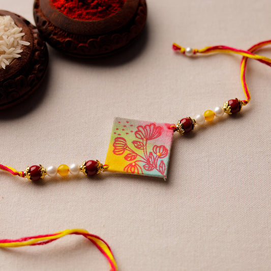 Bishnupur Handpainted Fabric Rakhi 14