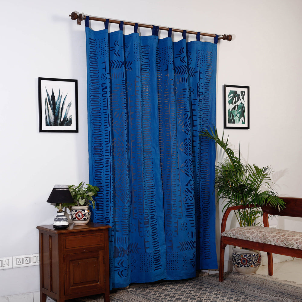 Applique Cutwork Door Curtain