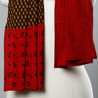 Multicolor - Bagh Block Printed Patchwork Cotton Stole 04