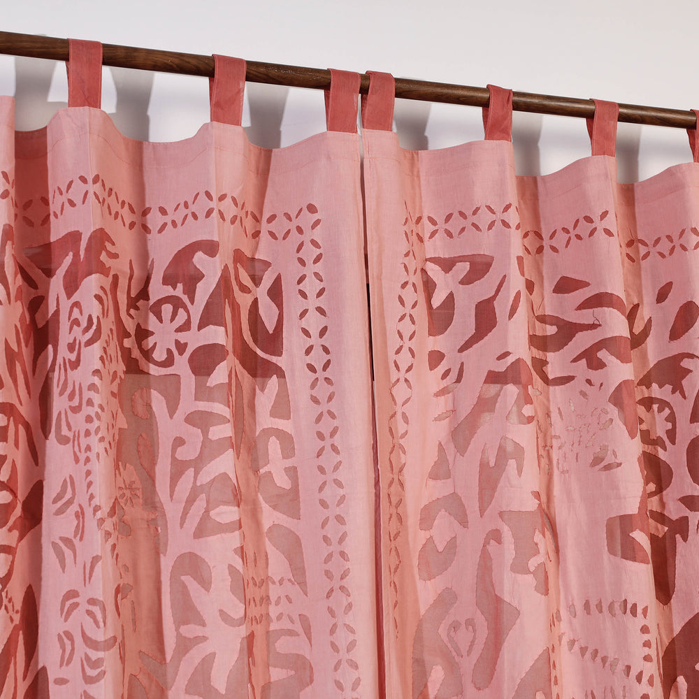 Applique Cutwork Door Curtain