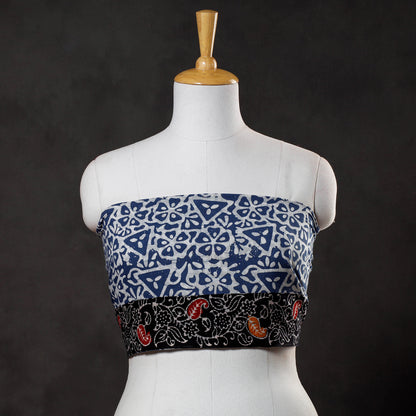 block print blouse piece